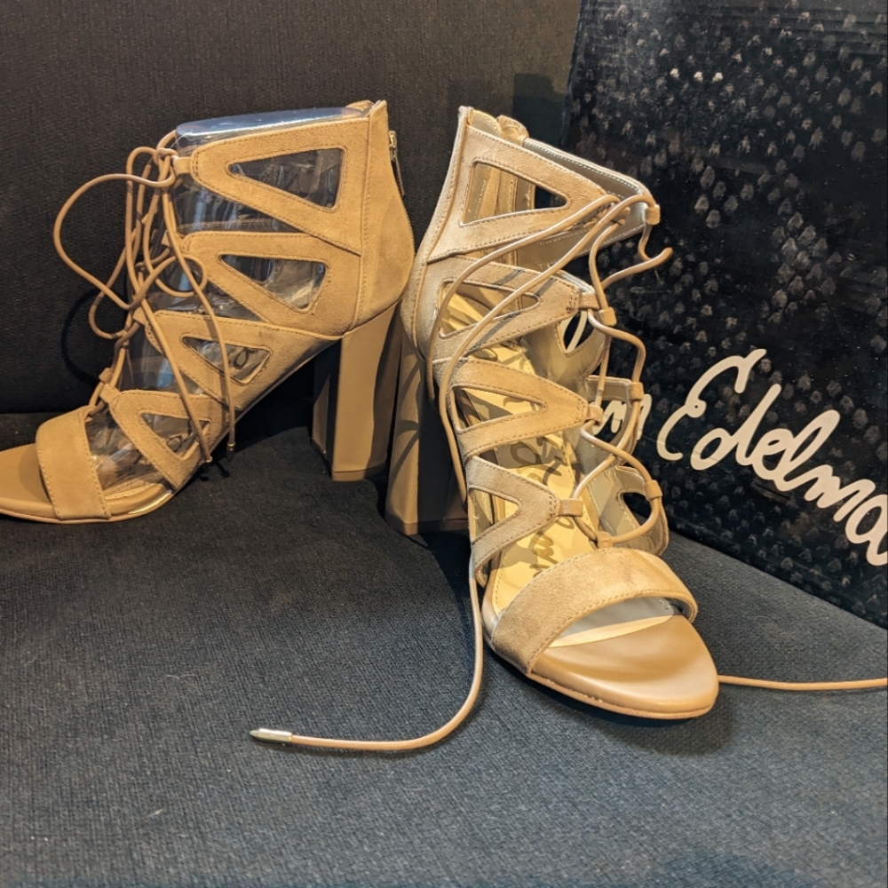 Sam Edelman Yona Suede Camel Size 8.5